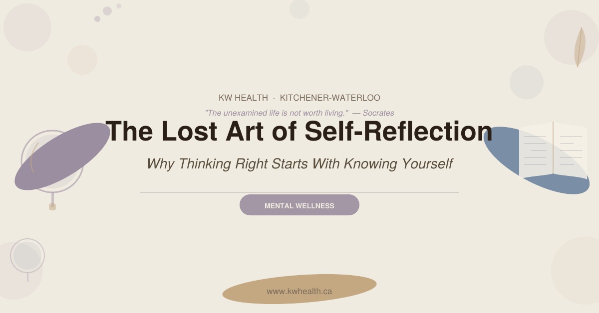 The Lost Art of Self-Reflection Blog Header